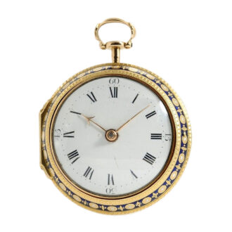 English verge watch with corresponding chatelaine Circa 1775