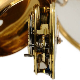 English verge watch with corresponding chatelaine Circa 1775
