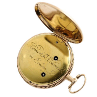 German rare Franconian watch with cylinder escapement Circa 1820