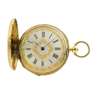 Swiss lady's watch with picture of Our Lady of La Salette Circa 1850