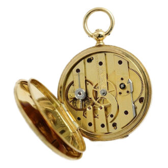 Swiss lady's watch with picture of Our Lady of La Salette Circa 1850