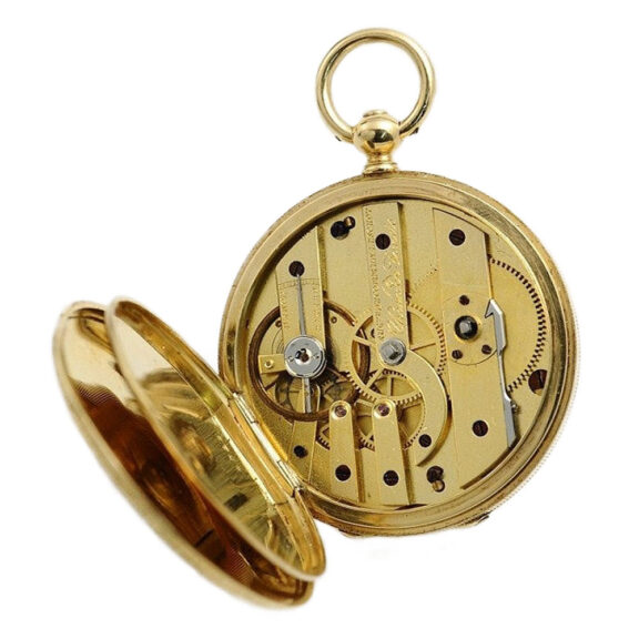 Swiss lady's watch with picture of Our Lady of La Salette Circa 1850 Swiss lady's watch with picture of Our Lady of La Salette Circa 1850