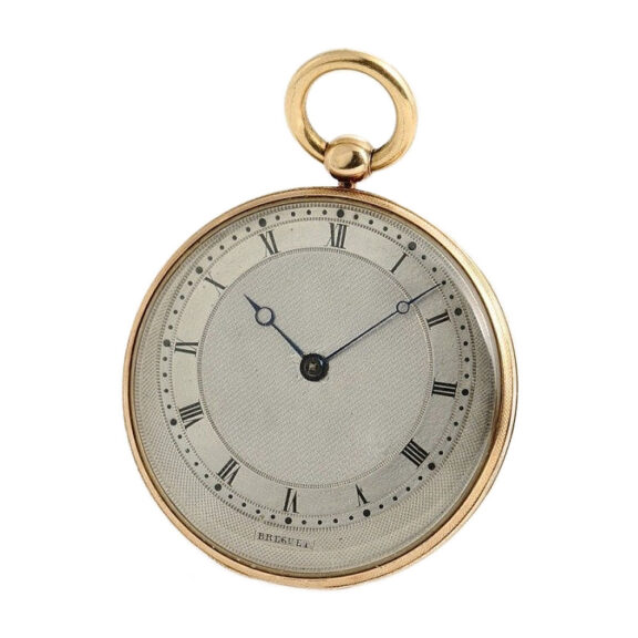 French very fine and small 18K gold pocket watch Circa 1820