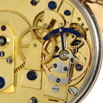French very fine and small 18K gold pocket watch Circa 1820