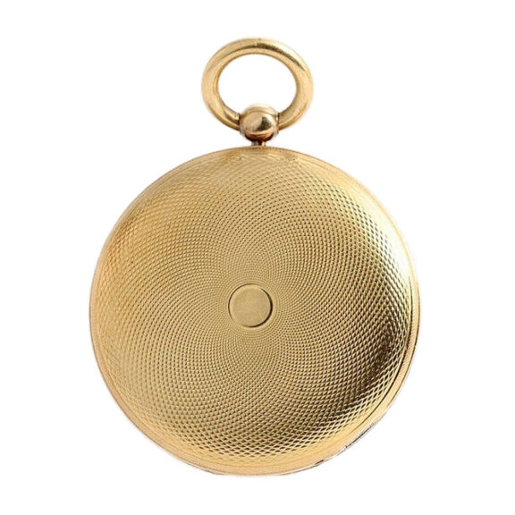 French very fine and small 18K gold pocket watch Circa 1820 French very fine and small 18K gold pocket watch Circa 1820