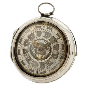 Belgian pair cased verge pocket watch with date Circa 1680