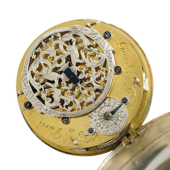 French watch from the watchmaker to the King of France Circa 1695 French watch from the watchmaker to the King of France Circa 1695