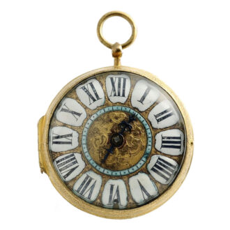 French one handed verge Oignon pocket watch Circa 1680