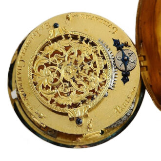 French one handed verge Oignon pocket watch Circa 1680
