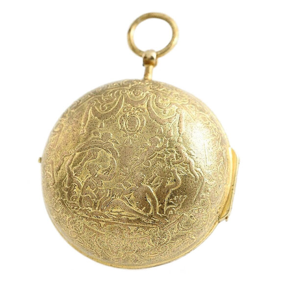 French one handed verge Oignon pocket watch Circa 1680 French one handed verge Oignon pocket watch Circa 1680