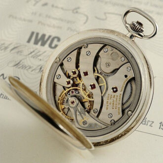Swiss pocket watch with original watch chain Circa 1980