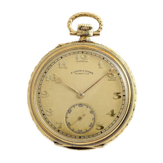 German elaborately decorated Glashütte pocket watch circa 1935 German elaborately decorated Glashütte pocket watch circa 1935