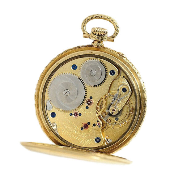 German elaborately decorated Glashütte pocket watch circa 1935 German elaborately decorated Glashütte pocket watch circa 1935