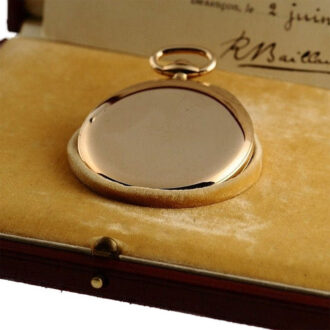 French elegant precision lever chronometer watch Circa 1935
