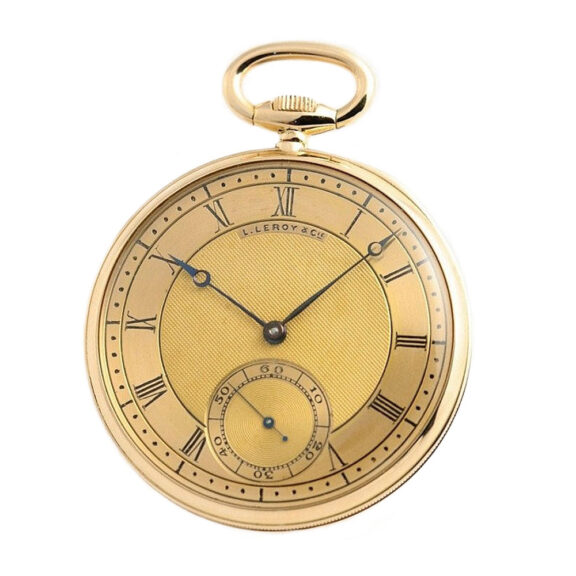 French elegant precision lever chronometer watch Circa 1935