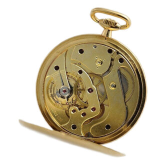 Swiss 18K gold thin gentleman's pocket watch Circa 1910