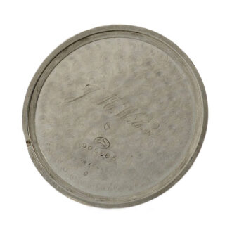 Swiss platinum enamel watch in an Art Deco case Circa 1910