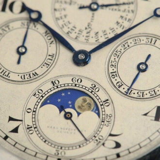 Swiss astronomical minute repeating pocket watch Circa 1935