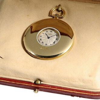 French gold thin minute repeater with concealed dial Circa 1918