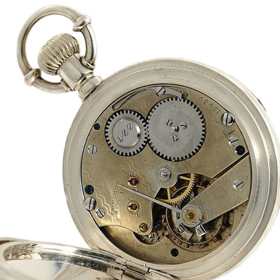 Swiss silver pocket watch for the American market Circa 1874 Swiss silver pocket watch for the American market Circa 1874