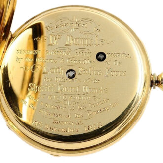Scottish pocket watch with English lever escapement Circa 1875 Scottish pocket watch with English lever escapement Circa 1875