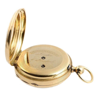 English rare pocket watch with five time zones Circa 1880
