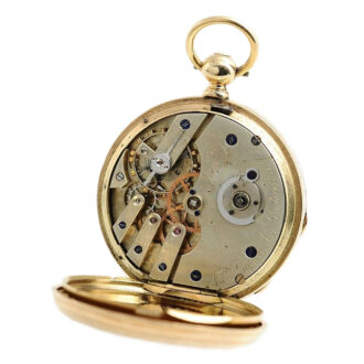 English rare pocket watch with five time zones Circa 1880