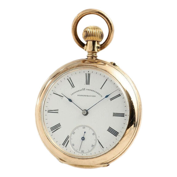 Swiss rare rose gold open faced pocket watch Circa 1894 Swiss rare rose gold open faced pocket watch Circa 1894