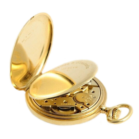 Swiss gold open faced keyless lever watch Circa 1915 Swiss gold open faced keyless lever watch Circa 1915