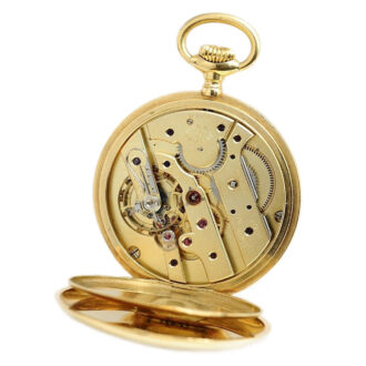 Swiss gold open faced keyless lever watch Circa 1915