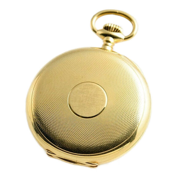 Swiss gold open faced keyless lever watch Circa 1915 Swiss gold open faced keyless lever watch Circa 1915
