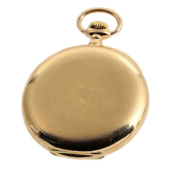 Swiss oversized watch with spring detent escapement Circa 1905