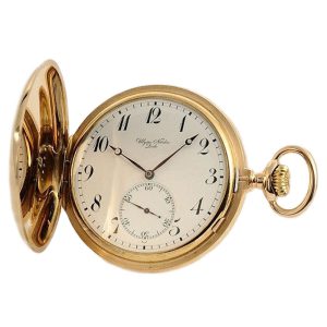 Swiss oversized watch with spring detent escapement Circa 1905