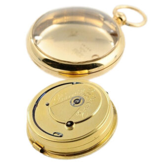 English 18K gold precision pocket watch Circa 1829