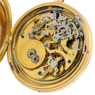Swiss quarter repeater with virgule escapement Circa 1815