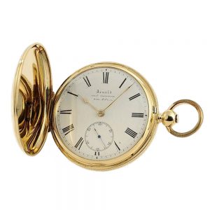 English heavy precision hunting cased pocket watch Circa 1856