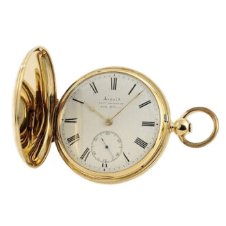 English heavy precision hunting cased pocket watch Circa 1856