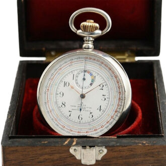 Swiss double sided chronograph pocket watch Circa 1905