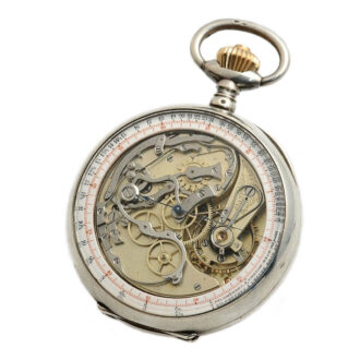 Swiss double sided chronograph pocket watch Circa 1905