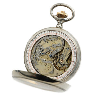 Swiss double sided chronograph pocket watch Circa 1905