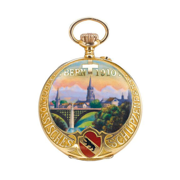 Swiss commemorative watch for Bern Schutzenfeste Circa 1910
