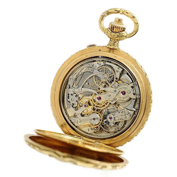 Swiss minute repeating watch with Trip Repeater Circa 1900 Swiss minute repeating watch with Trip Repeater Circa 1900