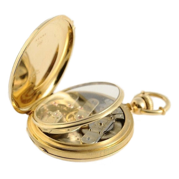 Danish 18k gold hunting cased chronometer watch Circa 1868 Danish 18k gold hunting cased chronometer watch Circa 1868