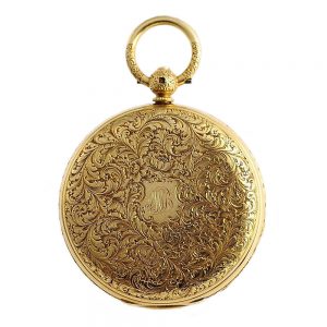 English decorated watch for the Spanish market Circa 1859