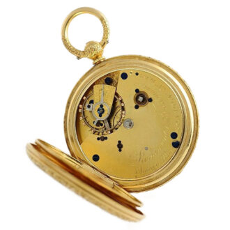 English decorated watch for the Spanish market Circa 1859