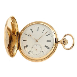 Swiss pocket watch with monogram of Frederick II Circa 1910