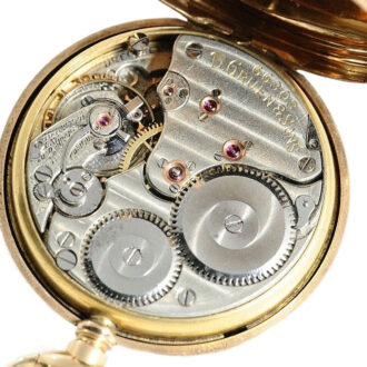 American gold Glashütte precision pocket watch Circa 1902