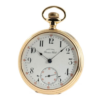 American gold Glashütte precision pocket watch Circa 1902