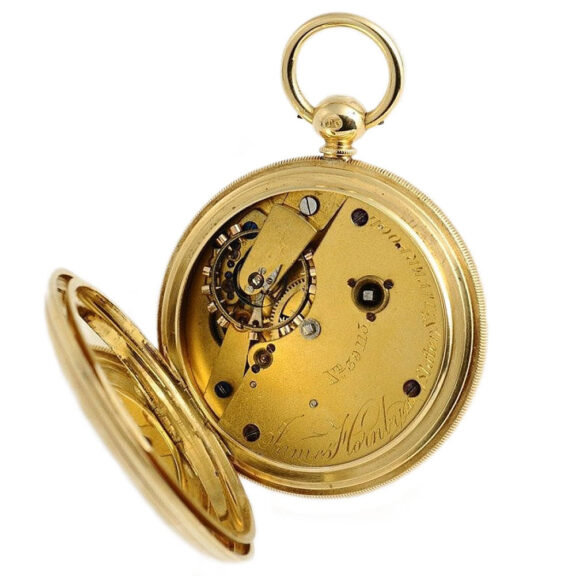 English watch with chronometer detent escapement Circa 1842 English watch with chronometer detent escapement Circa 1842