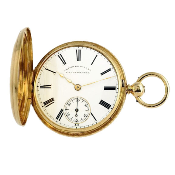 English watch with chronometer detent escapement Circa 1842 English watch with chronometer detent escapement Circa 1842